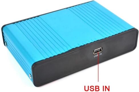 USB 6 Channel 5.1/7.1 Surround External Sound Card PC Laptop Desktop Tablet Audio Optical Adapter Card Easy Install Easy to Use (Blue) in Kuwait