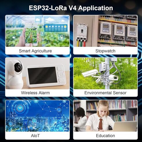 لوحة تطوير ESP32 LoRa V4 لوحدة Meshtastic وLora V4 WiFi Bluetooth مع GPS وهوائي 915 ميجاهرتز، شاشة OLED 0.96 بوصة، شريحة SX1262 ESP32-S3R2 MCU متوافقة مع Arduino IoT Meshtastic in Kuwait