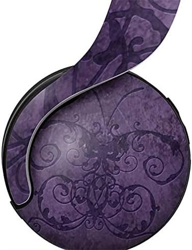 Skinit Decal Gaming Skin Compatible with Pulse 3D Wireless Headset for PS5 - Tate and Co. Purple Damask Butterfly Design in Kuwait