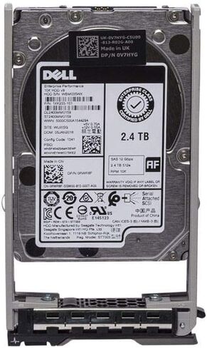 محرك الأقراص الصلبة Seagate 2.4TB HDD 10K RPM 2.5" 12Gb/s SAS الطراز: ST2400MM0159 DP/N: RWR8F (متجدد) in Kuwait