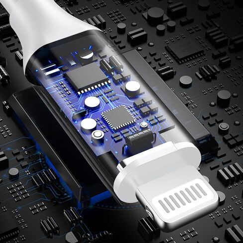 Trusmi USB C to Lightning Cable 3.3ft, 20W PD Fast Charging Soft Silicone Cord, Durable Type C to Lightning Charger in Kuwait