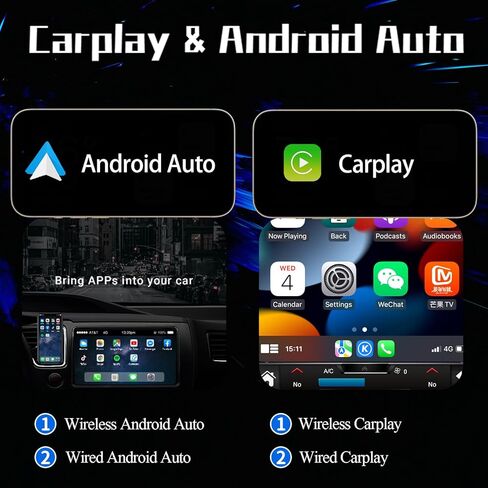 Android 14 Radio for Ford Kuga Escape C-Max 2013-2017 Tesla Style 10.4-Inch IPS Touch Screen Stereo with Bluetooth 5.0 Carplay/Android Auto GPS Navigation Multimedia Player with HD Rear-View Camera in Kuwait