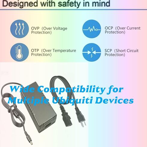 uacc-adapter-ac-210w 54V Power Supply Adapter for Ubiquiti UniFi Switch,Compatible with UniFi XG 6 PoE US-XG-6POE USW-Ultra-210W 6/8 Port Networks Switch ADS-210NX-48-1540210E Replacement in Kuwait