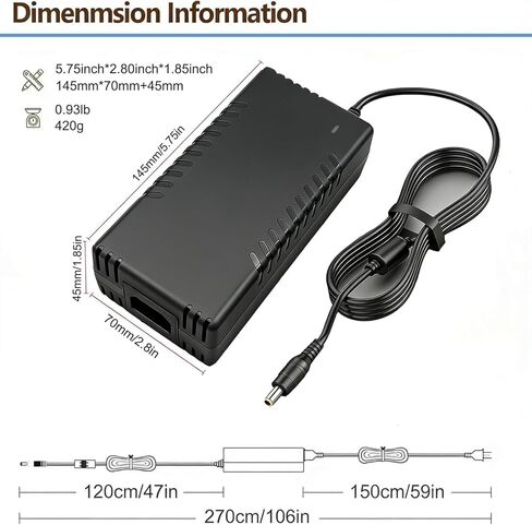 uacc-adapter-ac-210w 54V Power Supply Adapter for Ubiquiti UniFi Switch,Compatible with UniFi XG 6 PoE US-XG-6POE USW-Ultra-210W 6/8 Port Networks Switch ADS-210NX-48-1540210E Replacement in Kuwait