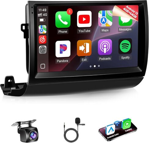 راديو سيارة Naifay Fast Boot Linux لسيارة Toyota Prius 2004 2005 2006 2007 2008 2009 مع Carplay اللاسلكي/Android Auto 9 بوصة IPS لمس لراديو Prius Bluetooth/FM/Mirrorlink/SWC (إصدار غير J.B.L) in Kuwait