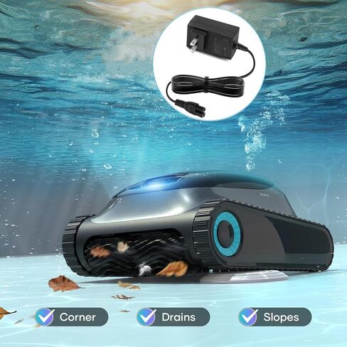 شاحن 12.6 فولت لقطع غيار aiper المتوافقة مع Aiper Scuba SE 10.8V بطارية ليثيوم أيون منظف حمام السباحة الأوتوماتيكي وشاحن سلك إمداد الطاقة in Kuwait