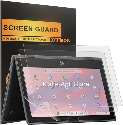 واقي شاشة KEANBOLL مكون من 3 قطع مضاد للتوهج (غير لامع) مصمم لجهاز HP Fortis x360 11 G3 J Chromebook الجديد لعام 2025، HP Fortis x360 G5 Chromebook 11 بوصة، HP Fortis Flip G1i Chromebook 11 بوصة in Kuwait