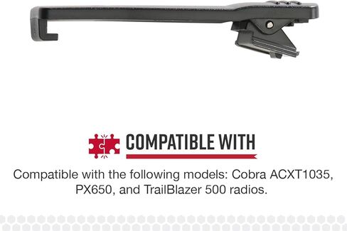 Cobra Spring Loaded Belt Clip for Two-Way Radios - Durable Replacement Belt Clip with Secure Spring-Loaded Attachment for Select Cobra Walkie Talkies in Kuwait