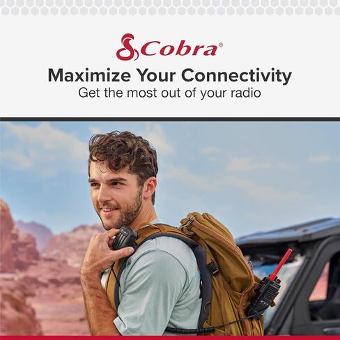 Cobra Spring Loaded Belt Clip for Two-Way Radios - Durable Replacement Belt Clip with Secure Spring-Loaded Attachment for Select Cobra Walkie Talkies in Kuwait