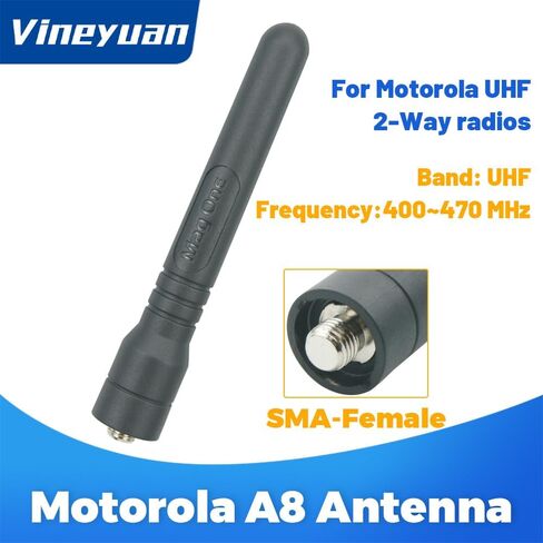 10 حزمة هوائي PMAE4020A UHF 450-470 ميجا هرتز متوافق مع موتورولا BPR40 A8 Mag One Walkie Talkies in Kuwait