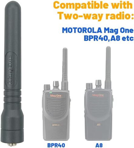 10 حزمة هوائي PMAE4020A UHF 450-470 ميجا هرتز متوافق مع موتورولا BPR40 A8 Mag One Walkie Talkies in Kuwait