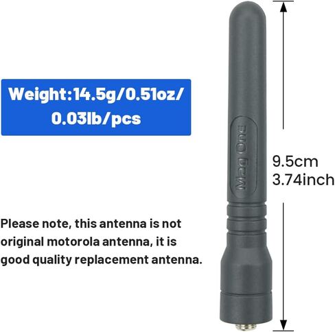 10 حزمة هوائي PMAE4020A UHF 450-470 ميجا هرتز متوافق مع موتورولا BPR40 A8 Mag One Walkie Talkies in Kuwait