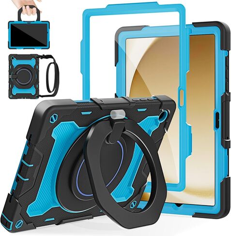 ROISKIN for Samsung Galaxy Tab A11 Plus/ A9 plus 11 Inch Case(A11+/A9+)2025/2024 Release with HD Screen Protector & Shoulder Strap, 360 Kickstand & Handle, Heavy Duty Military Drop Case-Kids Friendly in Kuwait
