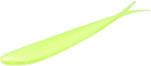 Zoom Tiny Fluke Baitfish Imitator, 20 Pack, 3in, Chartreuse Pearl, 081046X in Kuwait