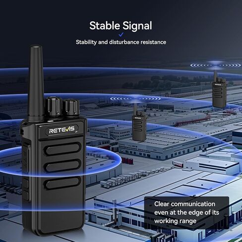 Retevis MateTalk P4 Digital Walkie Talkies, DMR & Analog Dual Mode, Secure Call, Group Call, Type-C, 12H Runtime, Waterproof DMR 2 Way Radios for Warehouse Logistics Church(10 Pack) in Kuwait