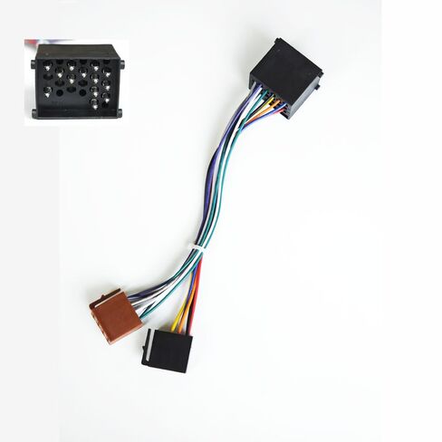16Pin ISO Radio Wiring Harness Adapter for Chevrolet 2013-2016 & GMC 2010-2017 - Retains Steering Wheel Controls (SWC) & Backup Camera - Plug & Play Aftermarket Stereo Installation in Kuwait