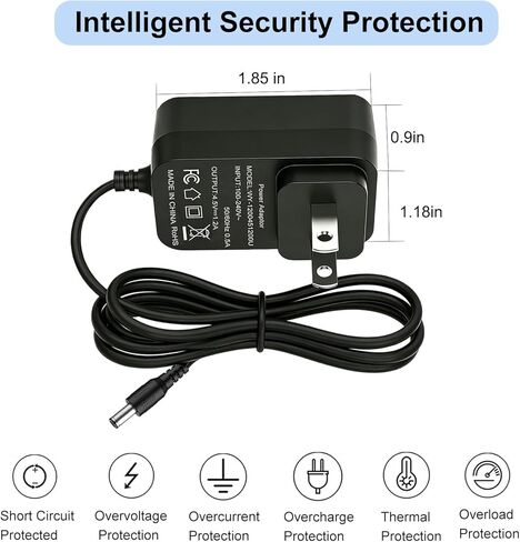 Charger Cord for Halo Bolt 58830 Jump Starter, 14V Adapter for Halo Bolt 57720 1201 Air ACDC Wireless Compact Max 55500 Air+ 44400 Wireless 7550 Compact, 6.6FT Power Cable in Kuwait