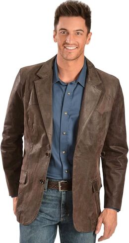 Scully Men's Western Leather Blazer - 602-63 in Saudi Arabia
