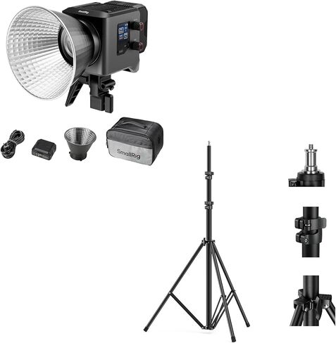 Bundle: SMALLRIG RC 220D Pro 4625 and Light Stand 110"/9.2ft/280cm 3736 in Kuwait