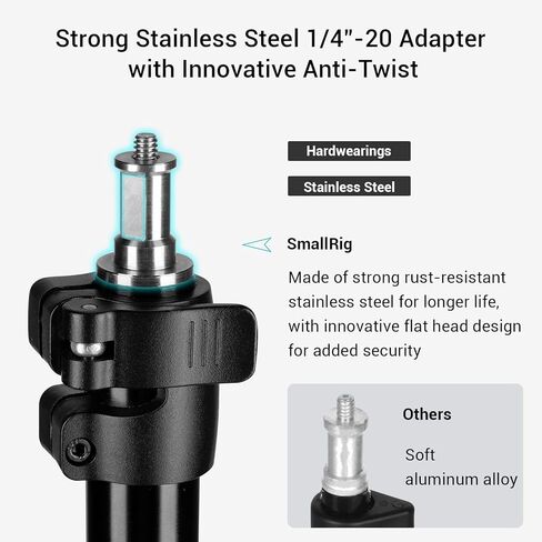 Bundle: SMALLRIG RC 220D Pro 4625 and Light Stand 110"/9.2ft/280cm 3736 in Kuwait