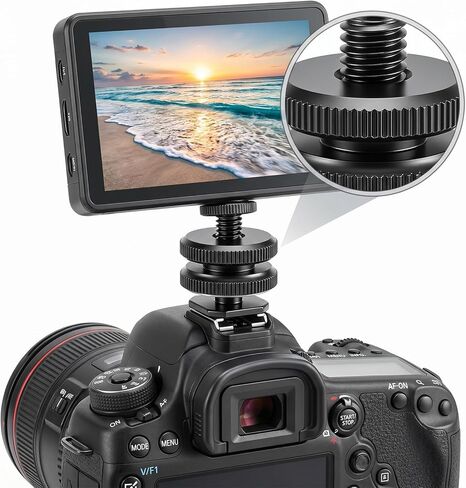 4 Pack Camera Hot Shoe Mount to 1/4"-20 Thread Tripod Screw Adapter Flash Cold Shoe Mount Bracket for DSLR Camera Cage Rig LED Monitor Microphone Etc in Kuwait