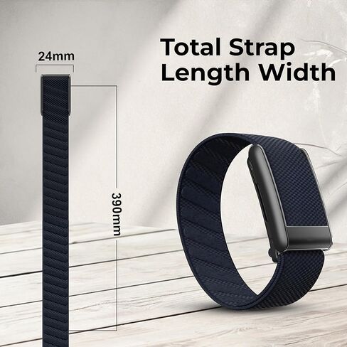 DADO Bicep Band Ultra-soft Nylon Compatible with WHOOP 5.0, One, Peak, and Life | Breathable, Durable & Secure Fit Strap | NOT for Gen 4 (Deep Blue, One/Peak) in Kuwait