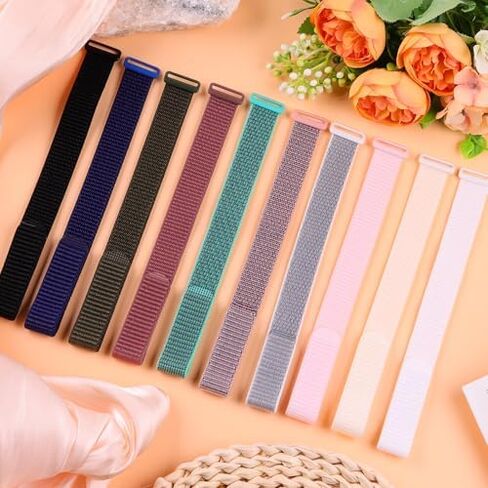 6-Pack Muti-color Nylon Loop Sport Hume Band Replacement Strap Compatible with Hume Health Band in Kuwait