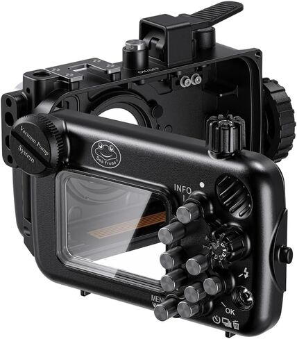 Sea frogs Aluminum Alloy TG7 Waterproof Camera Case for Olympus TG-7 Professional Scuba Diving 100m/328FT Camera Protective Cover in Kuwait