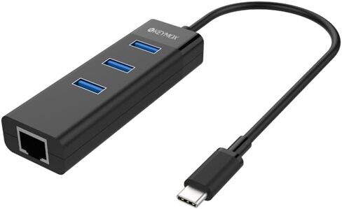 USB-C إلى USB 3.0 Type-A Hub مع شبكة جيجابت إيثرنت in Kuwait