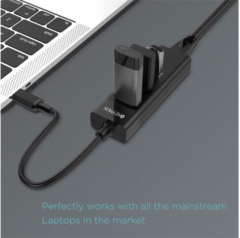 USB-C إلى USB 3.0 Type-A Hub مع شبكة جيجابت إيثرنت in Kuwait