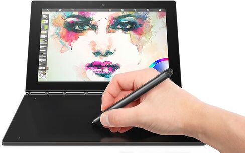 لينوفو يوجا بوك - تابلت ويندوز فل اتش دي 10.1 بوصة - تابلت 2 في 1 (معالج انتل اتوم x5-Z8550، رام 4 جيجا، 64 جيجا اس اس دي)، اسود، ZA150000US in Kuwait