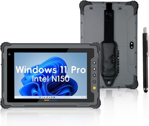 تابلت متين M80N، Intel N150 8 بوصة Windows 11 Pro Tablet، 8 جيجابايت + 128 جيجابايت، Intel N150، IP65 مقاوم للماء، MIL-STD 810H، 5000 مللي أمبير، كمبيوتر صناعي للعمل في الهواء الطلق مع كاميرا 8 ميجابكسل + 5 ميجابكسل، 4G LTE/WiFi/BT 5.2 in Kuwait