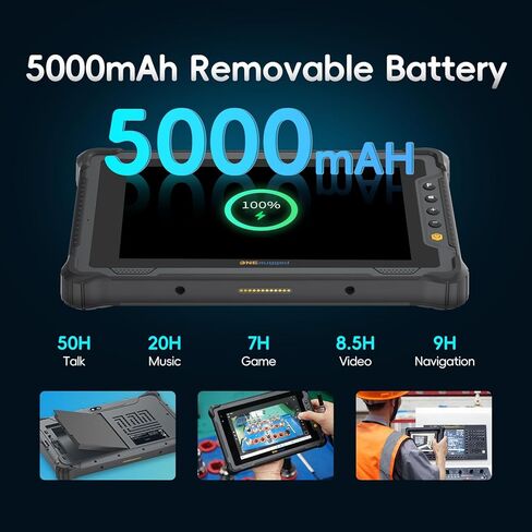 تابلت متين M80N، Intel N150 8 بوصة Windows 11 Pro Tablet، 8 جيجابايت + 128 جيجابايت، Intel N150، IP65 مقاوم للماء، MIL-STD 810H، 5000 مللي أمبير، كمبيوتر صناعي للعمل في الهواء الطلق مع كاميرا 8 ميجابكسل + 5 ميجابكسل، 4G LTE/WiFi/BT 5.2 in Kuwait