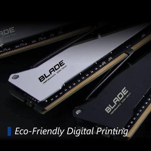 OLOy DDR4 RAM 16GB (2x8GB) Black Hairline Blade 3200 MHz CL16 1.35V 288-Pin Desktop Gaming UDIMM (MD4U0832161BRLDE) in Kuwait
