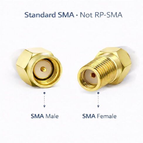 طقم تمديد هوائي SMA للكابل المحوري LTE منخفض الخسارة 3D-FB - مجموعة كبل محوري مزدوج مع امتداد 20 قدمًا ووصلة 20 بوصة، SMA ذكر إلى أنثى لتقوية الإشارة في الأماكن المغلقة والخارجية in Kuwait