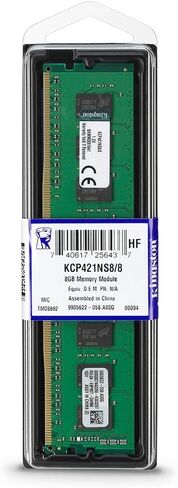 ذاكرة DIMM بسعة 8 جيجابايت DDR4 بسرعة 2133 ميجاهرتز من Kingston Technology لأجهزة Dell وFujitsu Desktop KCP421NS8/8 in Kuwait