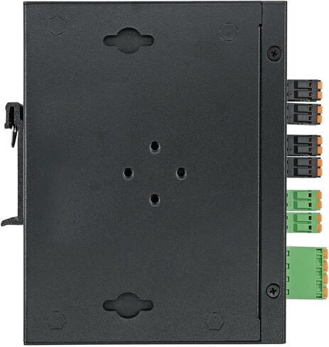 Industrial 4-Port Gigabit PoE+ Managed Switch for Mobile Surveillance Units (MSU) with 12-48VDC Input, 2 x 12VDC & 2 x 24VDC Outputs, 120W PoE Budget, 6KV Surge Protection, DIN-Rail Mount in Kuwait