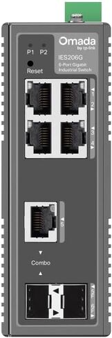 TP-Link Omada 5 Port Gigabit Industrial Switch، سهل الإدارة، درجة حرارة تشغيل واسعة، طاقة زائدة، حماية من الإضاءة، غلاف صناعي متين، VLAN، مُدار بواسطة Omada(IES206G) in Kuwait