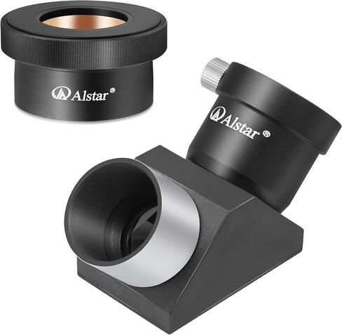 Alstar 2 inch to 1.25 inch Twist Lock Adapter - Bundle with - 1.25 inch 90-Degree Erecting Prism in Kuwait