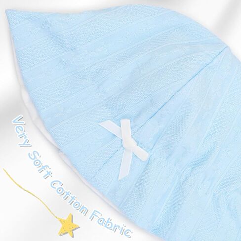 Sun Hat Baby Girls Soft Floppy Hat Toddler Cute Breathable Hats Newborn UV Protection Infants Hats in Saudi Arabia