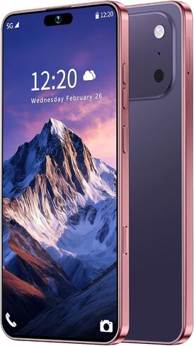 SZV 17 Ultra 12+512GB هاتف خلوي غير مقفل، شاشة 6.99 بوصة عالية الدقة Android 15 بطارية 7000 مللي أمبير هاتف غير مقفل، معرف الوجه/زر بصمة الإصبع فتح/صور/شريحة اتصال مزدوجة/5G/GPS (برتقالي، 12+512 جيجابايت) in Kuwait