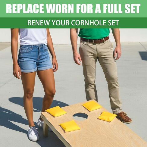 Classic Cornhole Bean Bags Set of 4-3 Colors Available - Regulation All Weather, Mix and Match in Saudi Arabia