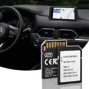 2026 Latest Navigation SD Card for Mazda CX-5 - KMV666EZ1C, GPS Maps Navigation SD Card Compatible with Mazda CX5 2024-2025, CX30 2024, CX90 2023-2025, Mazda CX5 SD Cards Updated Maps for USA/CAN/MEX in Kuwait