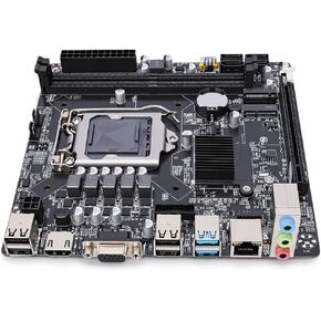 اللوحة الأم Yoidesu H110 للألعاب، اللوحة الأم DDR4 ثنائية القناة، LGA 1151 Mini ITX، عامل الشكل M.2 NVMe SATA3.0، دعم معالجات الجيل السادس والسابع والثامن in Kuwait