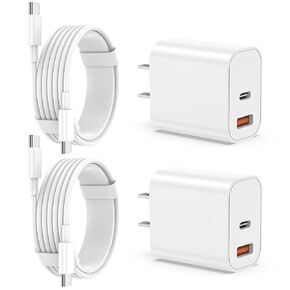 شاحن iPhone 17 16 15 شحن سريع، كتلة شاحن حائط USB C بقدرة 20 وات مع سلك كابل من النوع C إلى C بطول 6 أقدام لهاتف Apple iPhone 17/17 Pro/17 Pro Max/17 Air/16/16 Plus/16 Pro/16 Pro Max/15 Pro Max/iPad Pro أسود in Kuwait