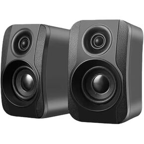 Computer Mini Audio 2.0 Multimedia Speaker Notebook Desktop Game Subwoofer Stereo Speakers in Saudi Arabia