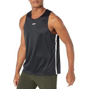 Reebok Men's Standard Workout Ready Sleeveless Tee, Vector Blue, Small in Saudi Arabia