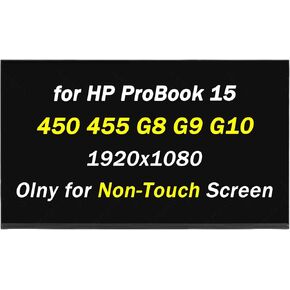 M21737-001 بديل لشاشة HP ProBook 450 G8 G9 G10 LCD لشاشة ProBook 455 G8 G9 G10 30 Pins 60 هرتز FHD 1920x1080 15.6 بوصة LCD غير تعمل باللمس لوحة عرض الكمبيوتر المحمول (فقط للشاشة التي لا تعمل باللمس) in Kuwait