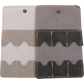NUOBESTY 2pcs Multifunctional Memory Card Keeper and Organizer Case with Multiple Slots for Micro and Standard Cards, Portable Storage Box for Gamers and Photographers, Black and Gray in Kuwait