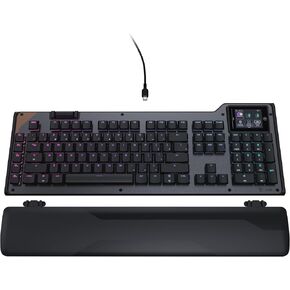 Turtle Beach Command Series KB7 TKL Wired Gaming Keyboard, 4.3" Touchscreen Command Display, Titan Low-Profile Hall Effect Switches, Double Shot PBT Keycaps, True 8K Polling, PerKey RGB Lighting in Saudi Arabia